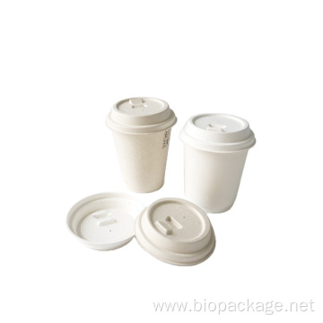 sugarcane bagasse lid for coffee cup 80mm